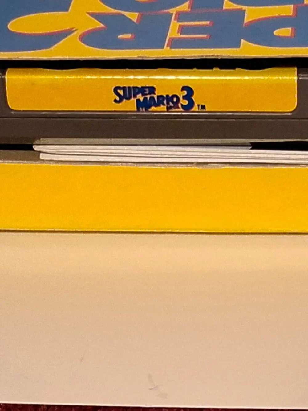 Nintendo, NES 1990 Super Mario Bros. 3 Complete In Yellow Box
